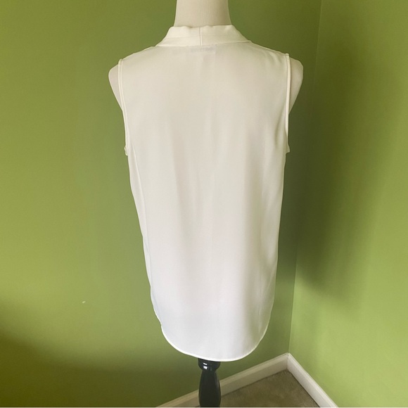 Calvin Klein Sleeveless V-neck Blouse - Picture 5 of 7